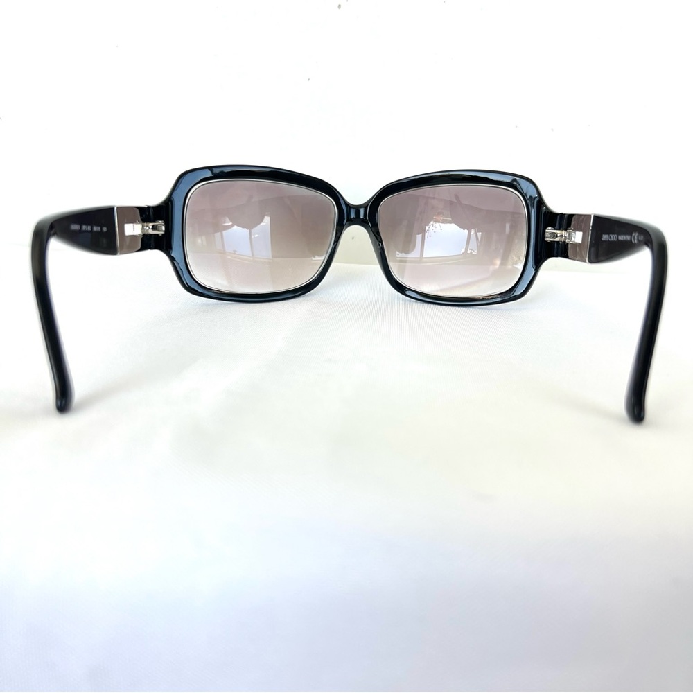 JIMMY CHOO Italy Essie ZP2 BD Rectangle Lenses Leopard w Silver Frame Glasses - Picture 10 of 15
